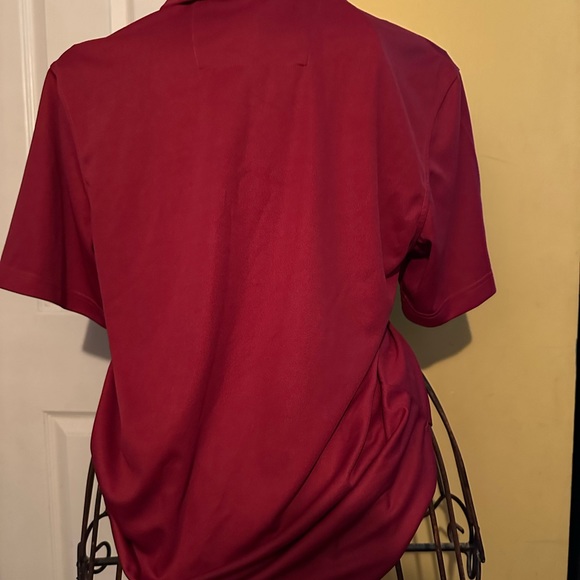 Iowa State LevelWear men’s medium burgundy short sleeve polo - Picture 3 of 8